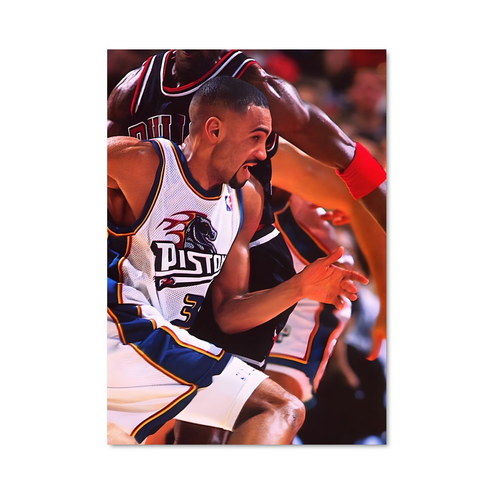 Poster L'Attaque de Grant Hill – affiche Basketball